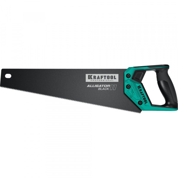 Ножовка для точного реза "Alligator BLACK 11" 400 мм 11 TPI 3D зуб 15205-40 KRAFTOOL