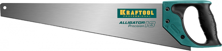Ножовка для точного реза "Alligator Precision 13" 500 мм 13 TPI универсальный зуб 15225-50 KRAFTOOL