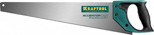 Ножовка для точного реза "Alligator Precision 13" 500 мм 13 TPI универсальный зуб 15225-50 KRAFTOOL