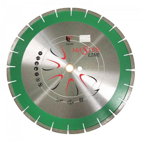Круг сегментный алмазный гранит Master Line 350*3,2*10*25,4/20 DIAM